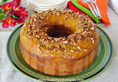 pumpkin pound cake